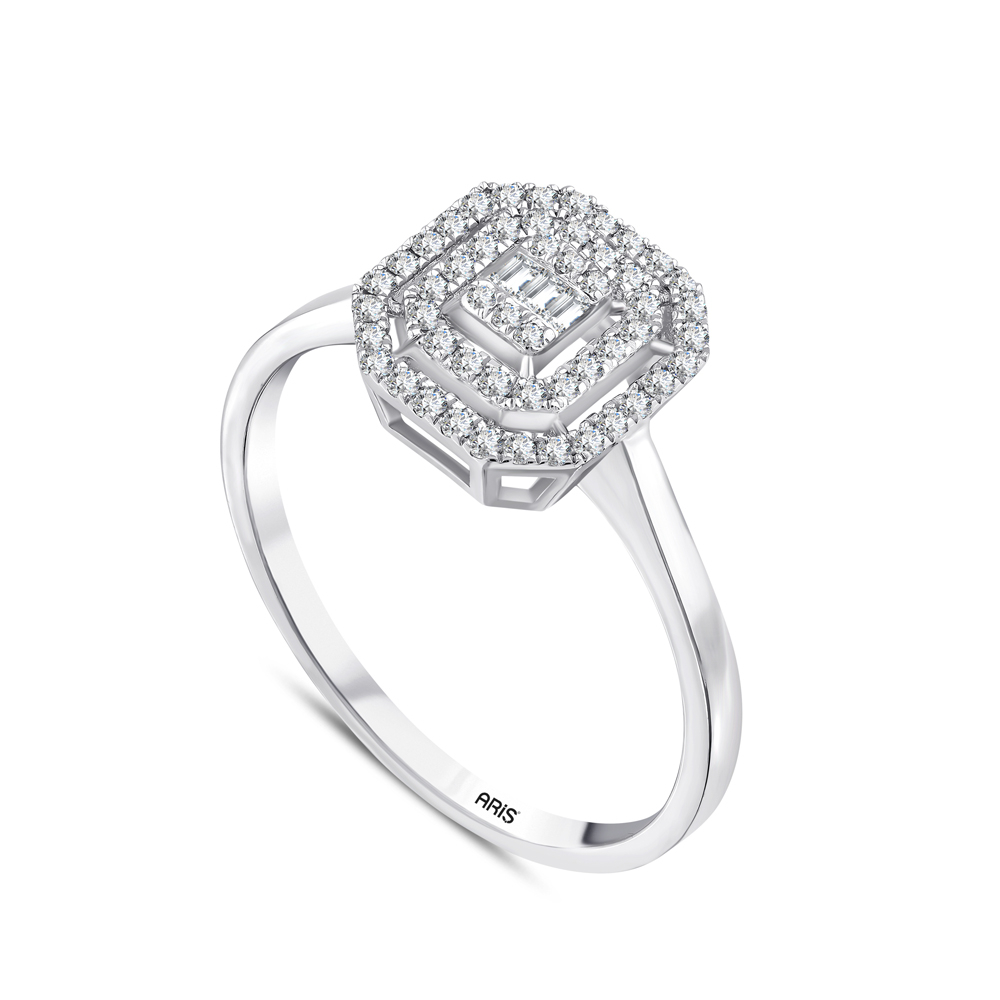 0.23 Karat Baget Pırlanta Yüzük