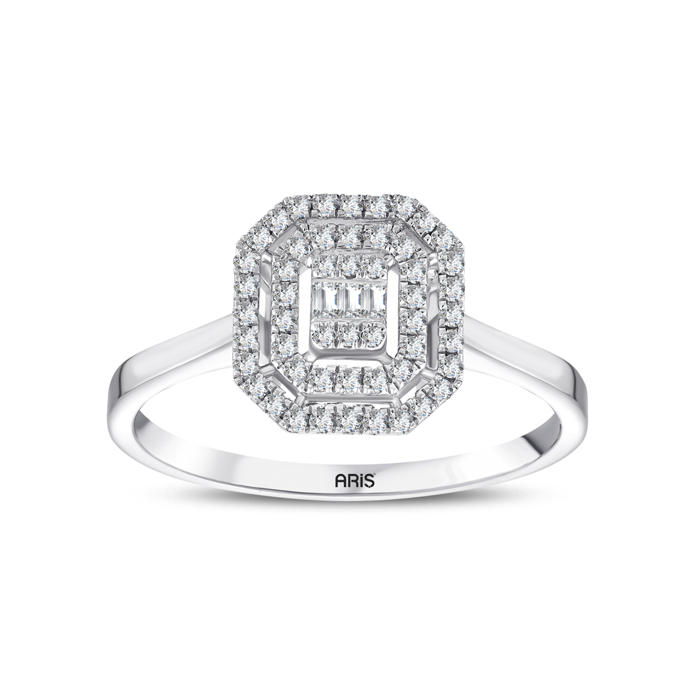 0.23 Karat Baget Pırlanta Yüzük