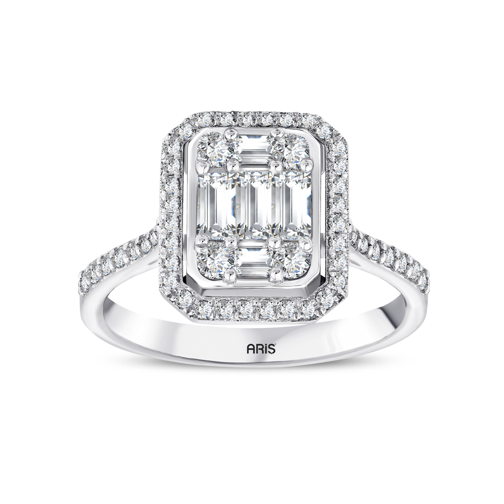 0.75 Karat Baget Pırlanta Yüzük