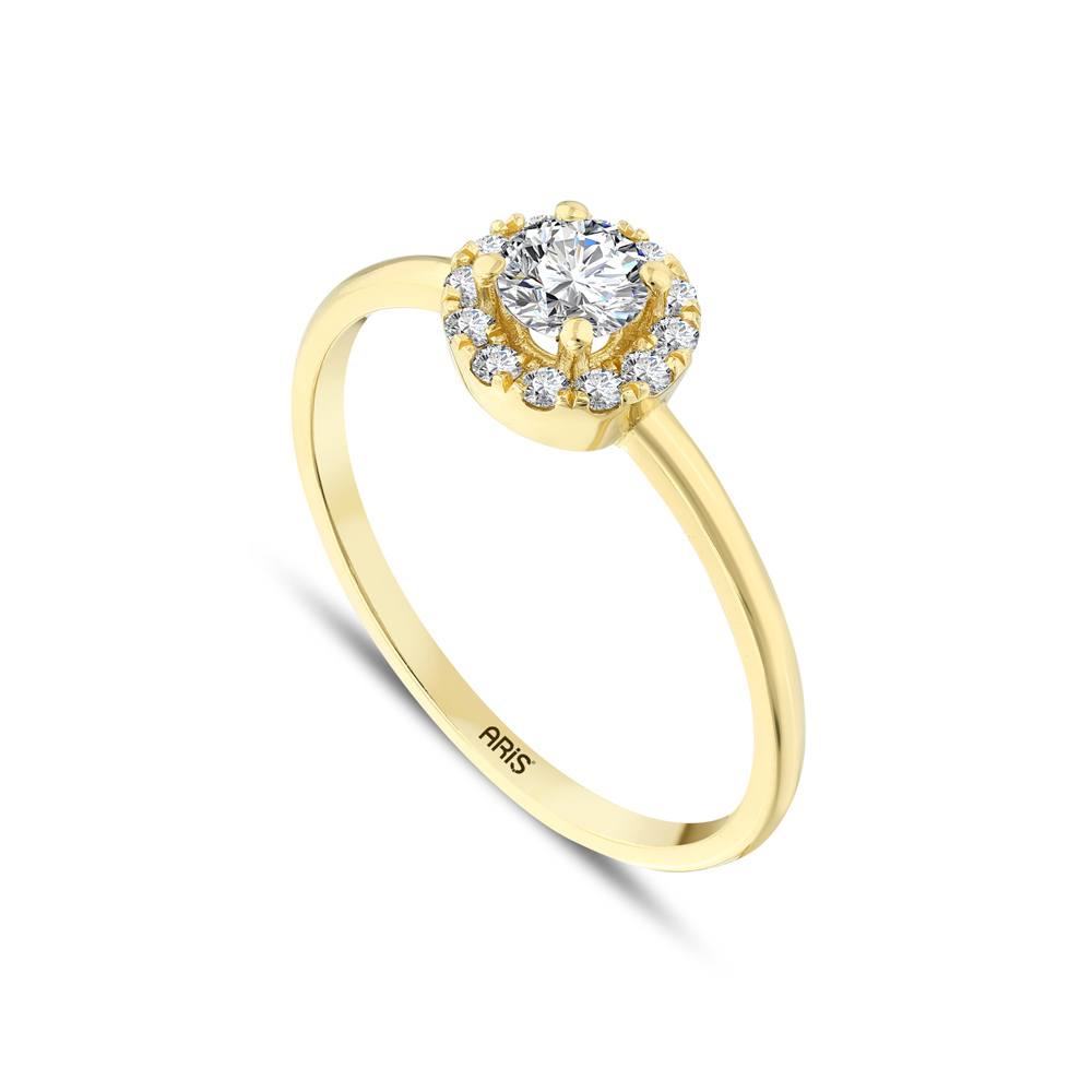 0.43 Karat Pırlanta Tektaş Yüzük