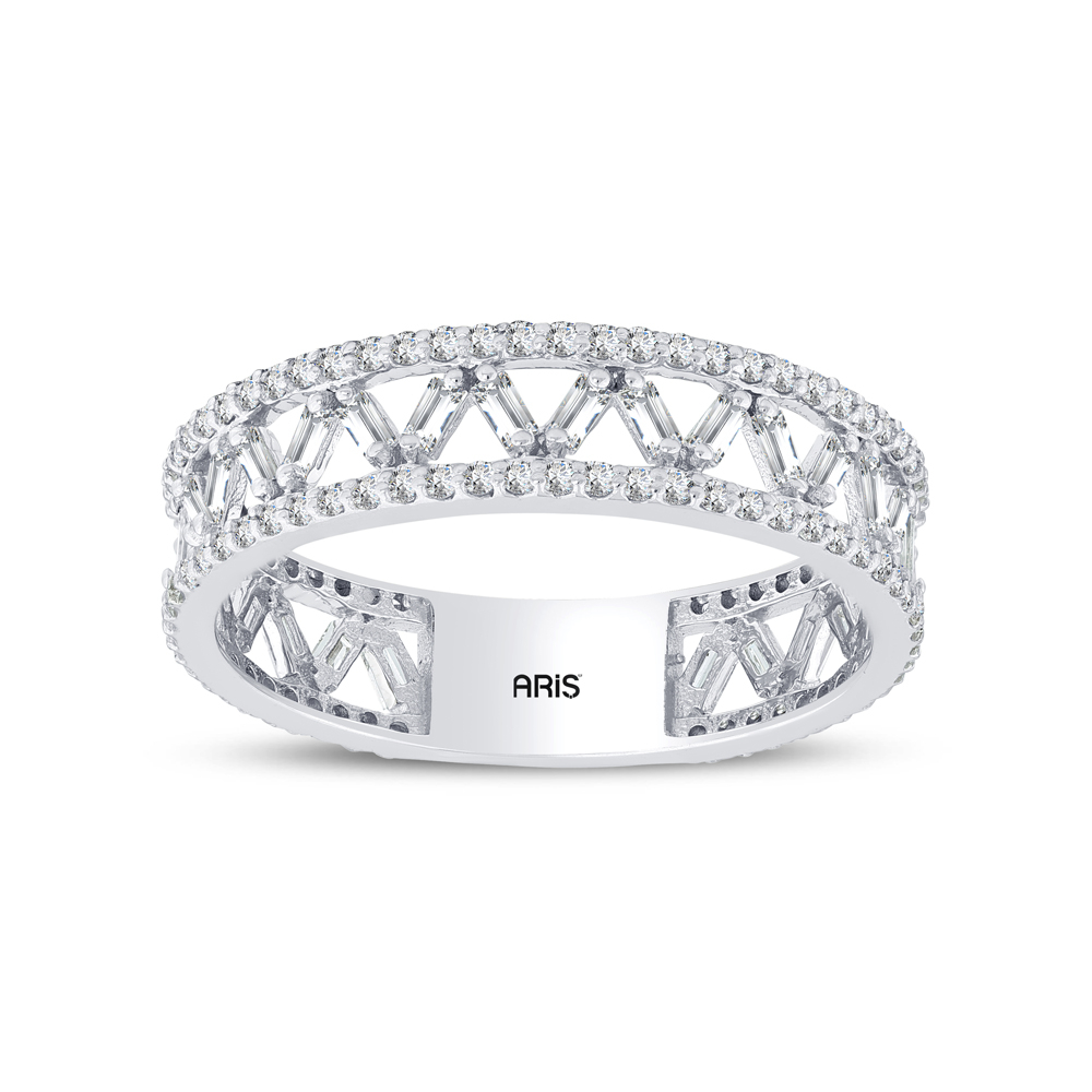 0.83 Karat Baget Tamtur Pırlanta Yüzük