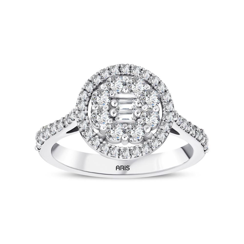 0.90 Karat Fantezi Pırlanta Yüzük