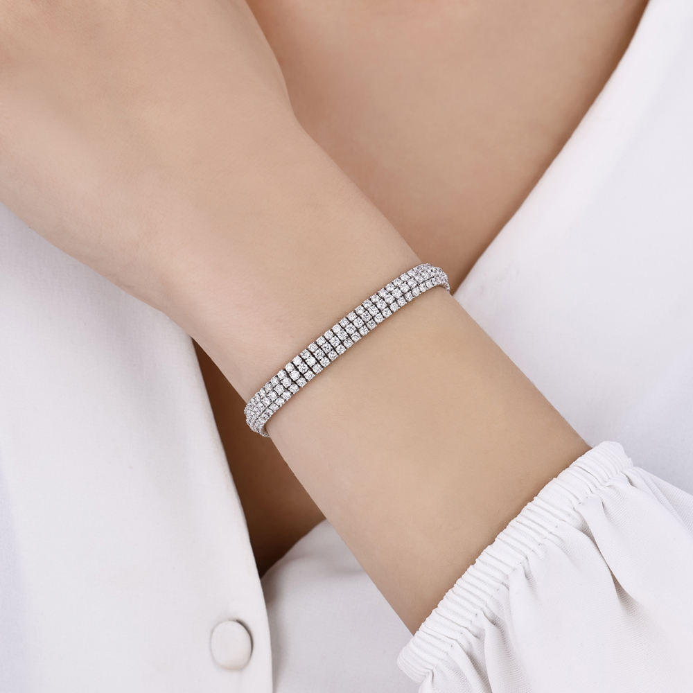 7.80 Karat Pırlanta Suyolu Bileklik