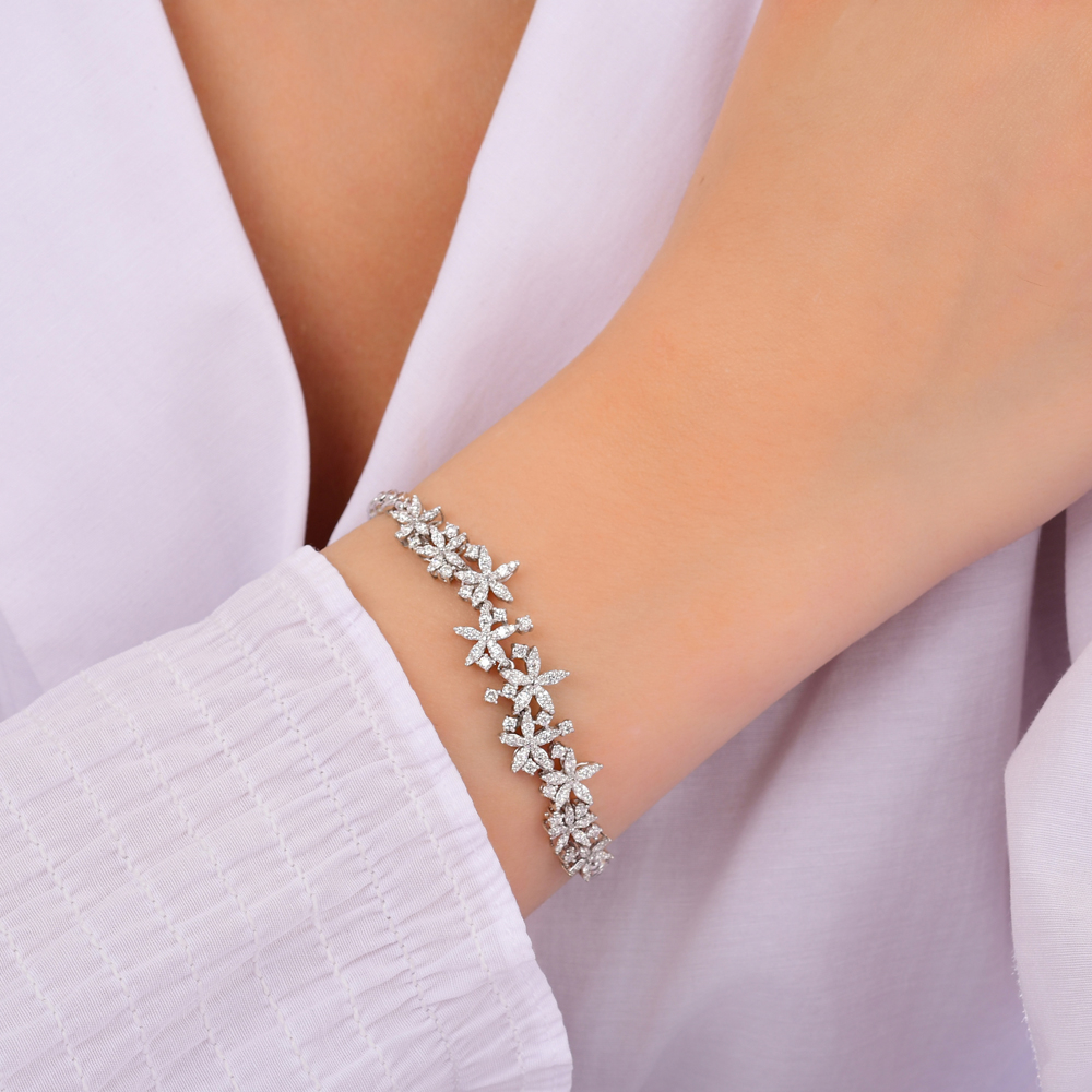 1.61 Karat Pırlanta Tasarım Bileklik