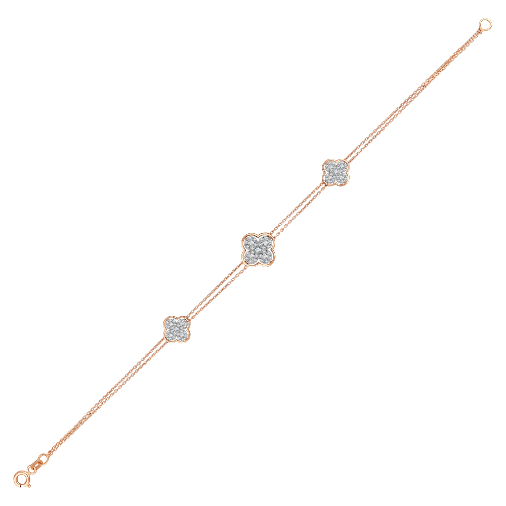 Pırlanta Yonca Bileklik