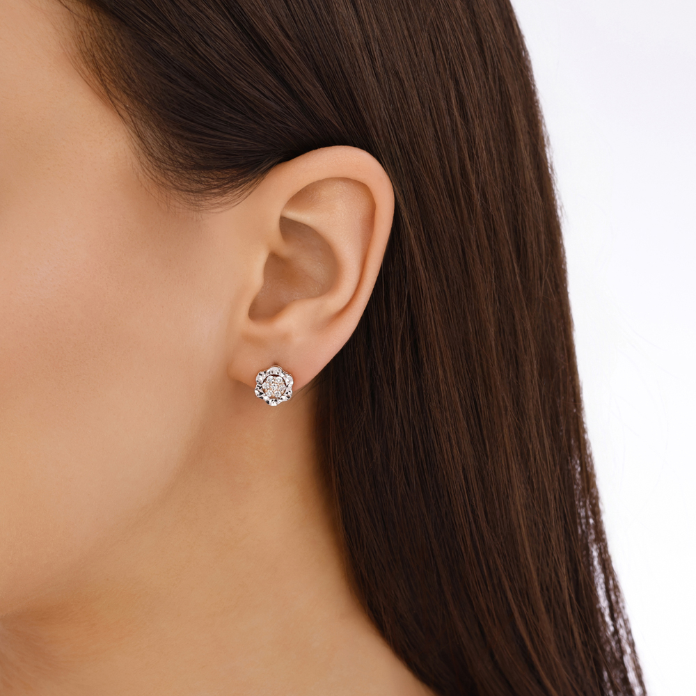 1.35 Karat Görünümlü Pırlanta Miracle Küpe