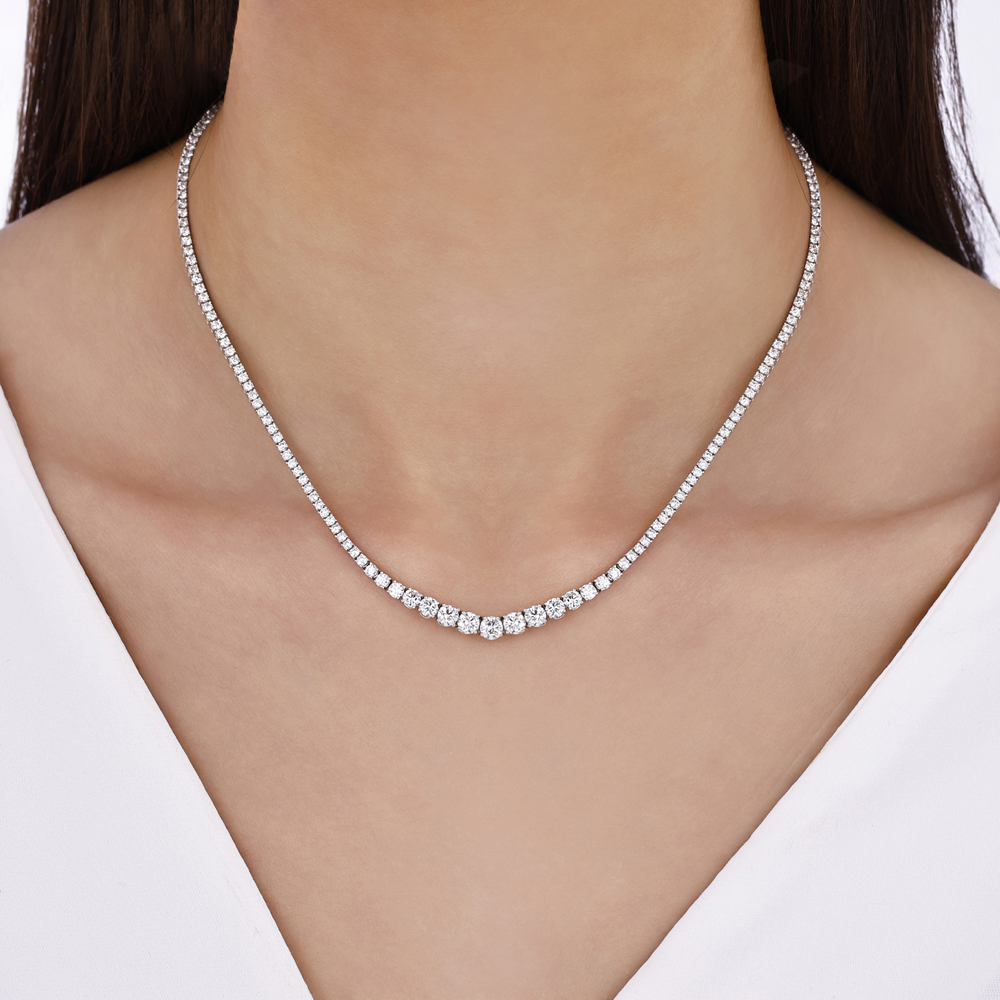 5.48 Karat Pırlanta Suyolu Gerdanlık