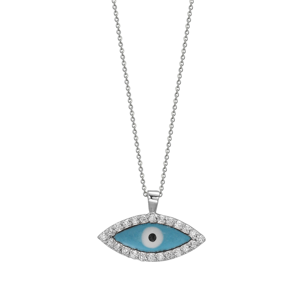 Pırlanta Göz Kolye