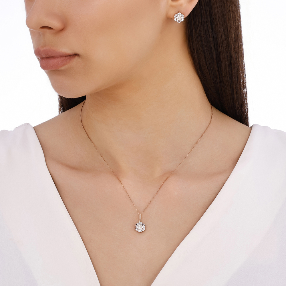 0.60 Karat Görünüm Pırlanta Tektaş Kolye