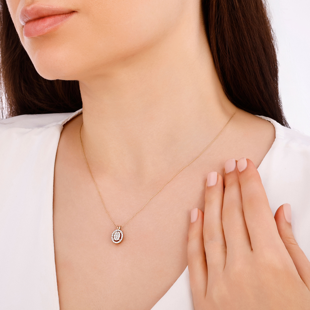 0.24 Karat Pırlanta Kolye