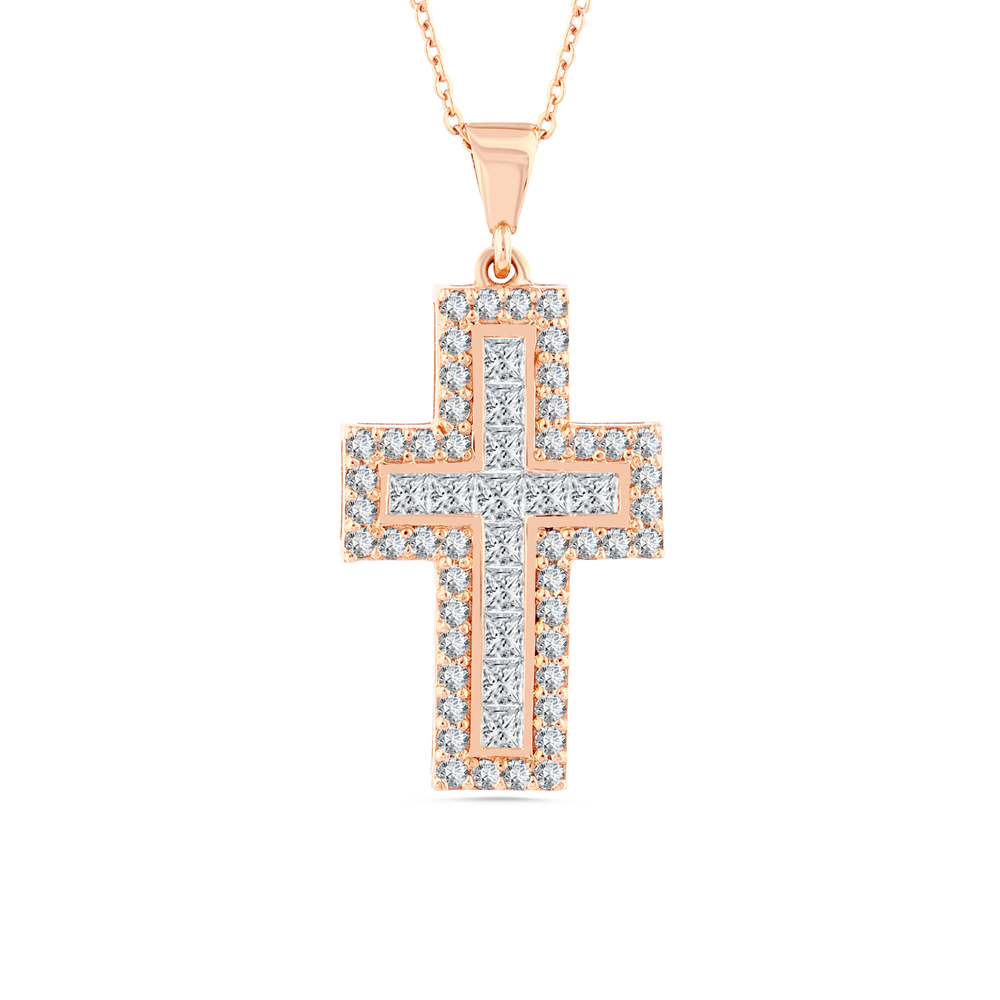 Pırlanta Haç Kolye