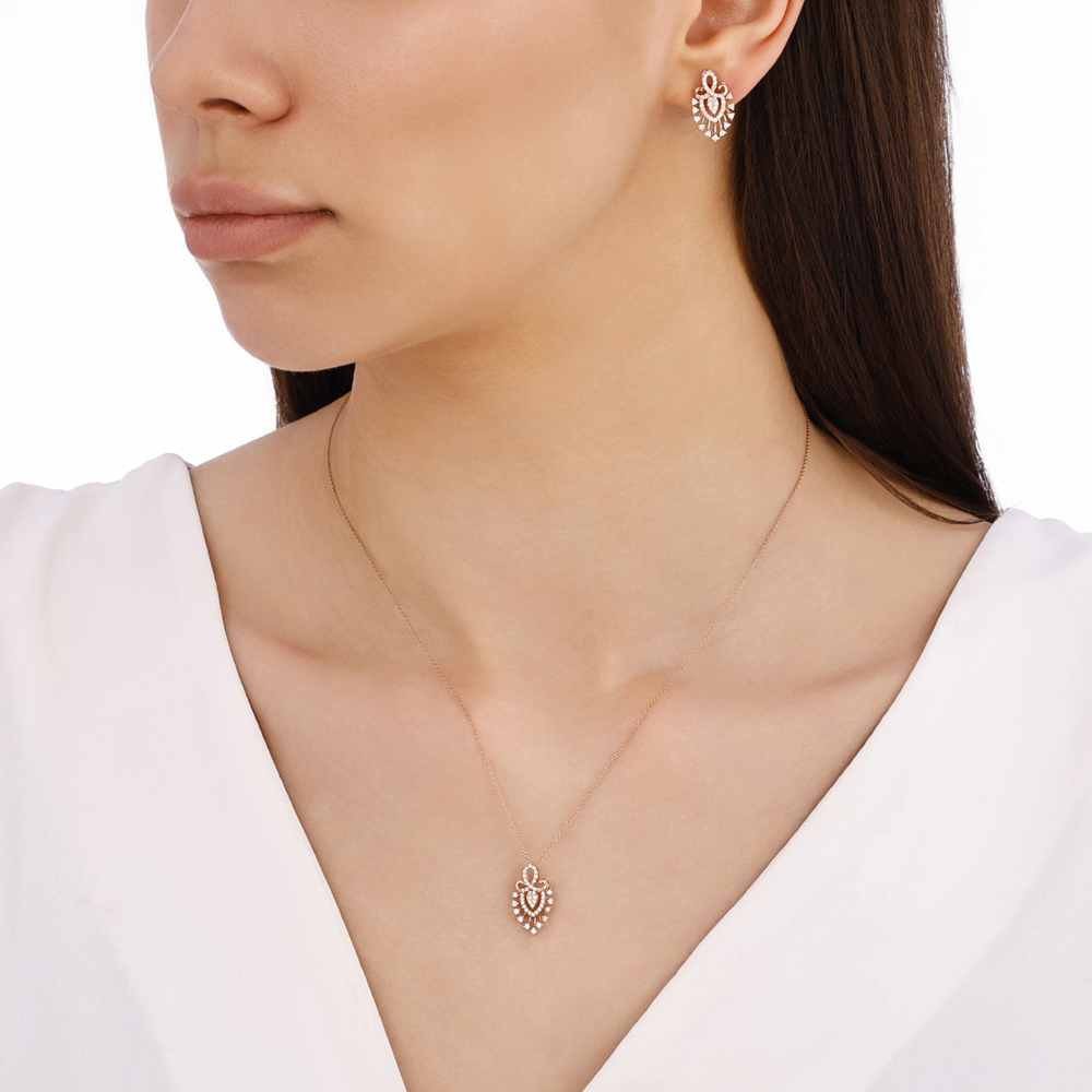 Pırlanta Fantezi Kolye