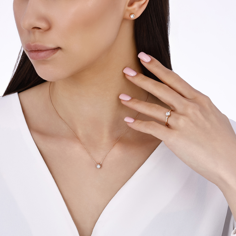 0.03 Karat Pırlanta Kolye