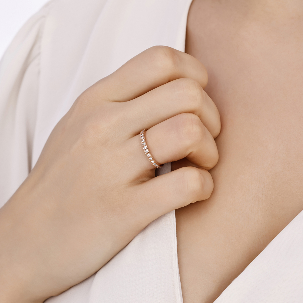 0.46 Karat Pırlanta Tamtur Yüzük