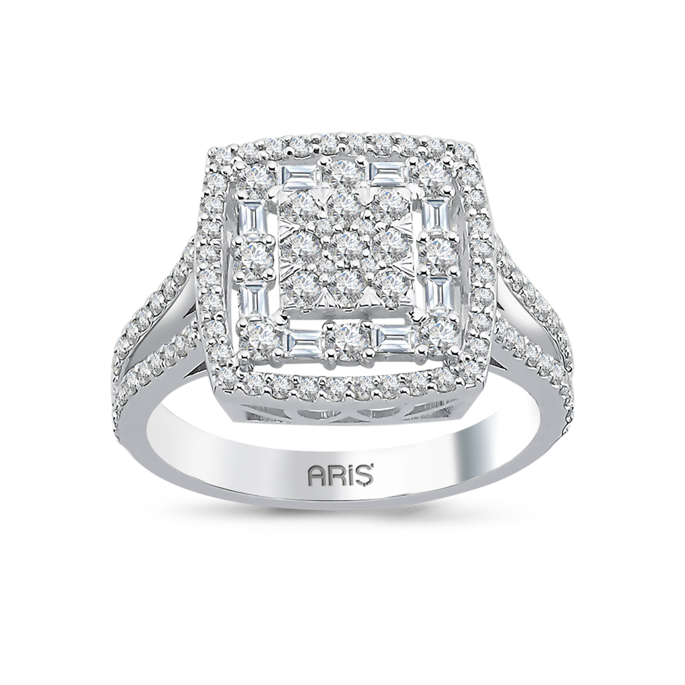 1.01 Karat Baget Pırlanta Yüzük