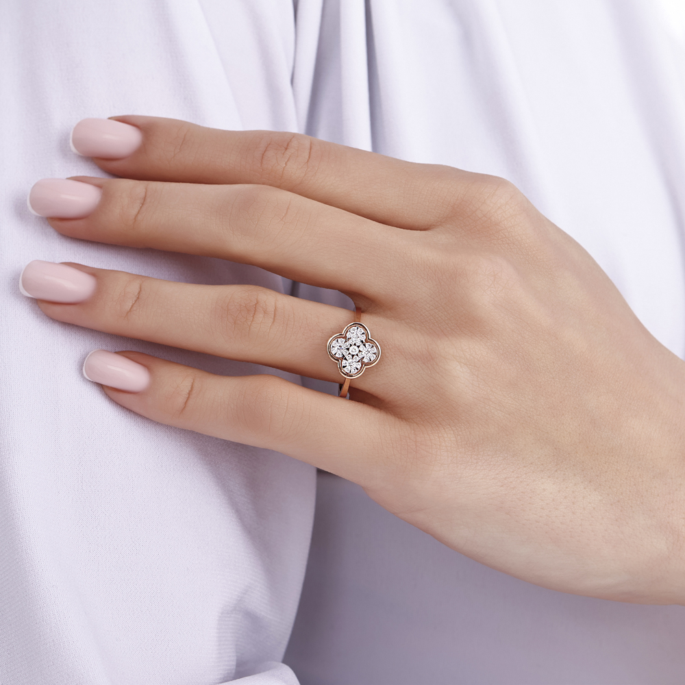 0.30 Karat Pırlanta Şans Yüzük