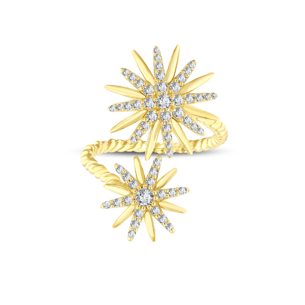 0.48 Karat Güneş Tasarım Pırlanta Yüzük