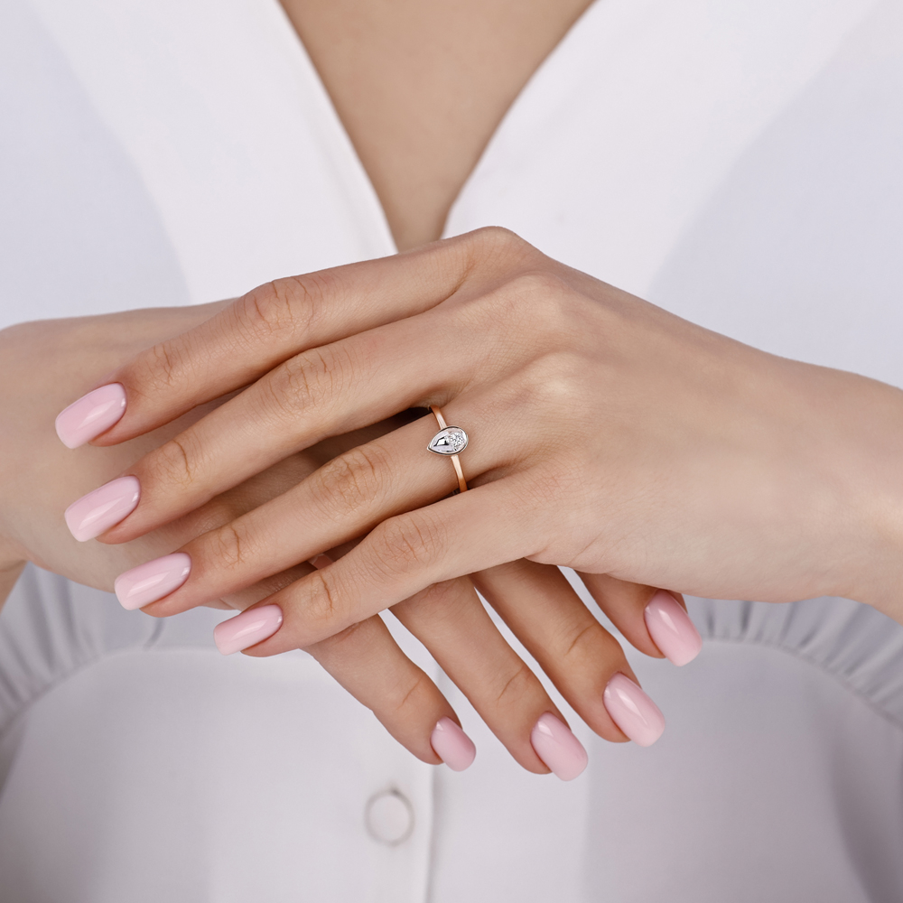 Damla Pırlanta Yüzük