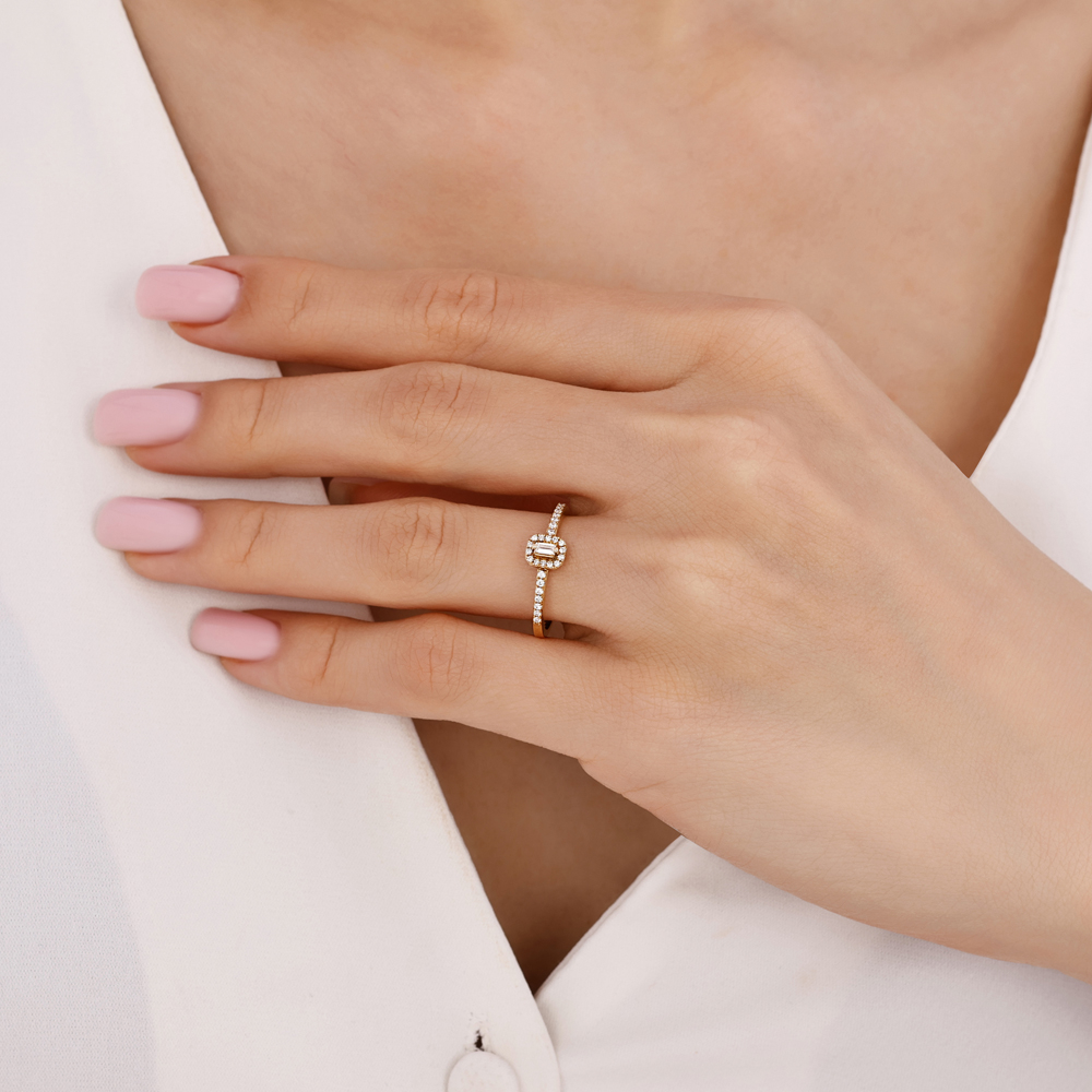 Pırlanta Baget Yüzük