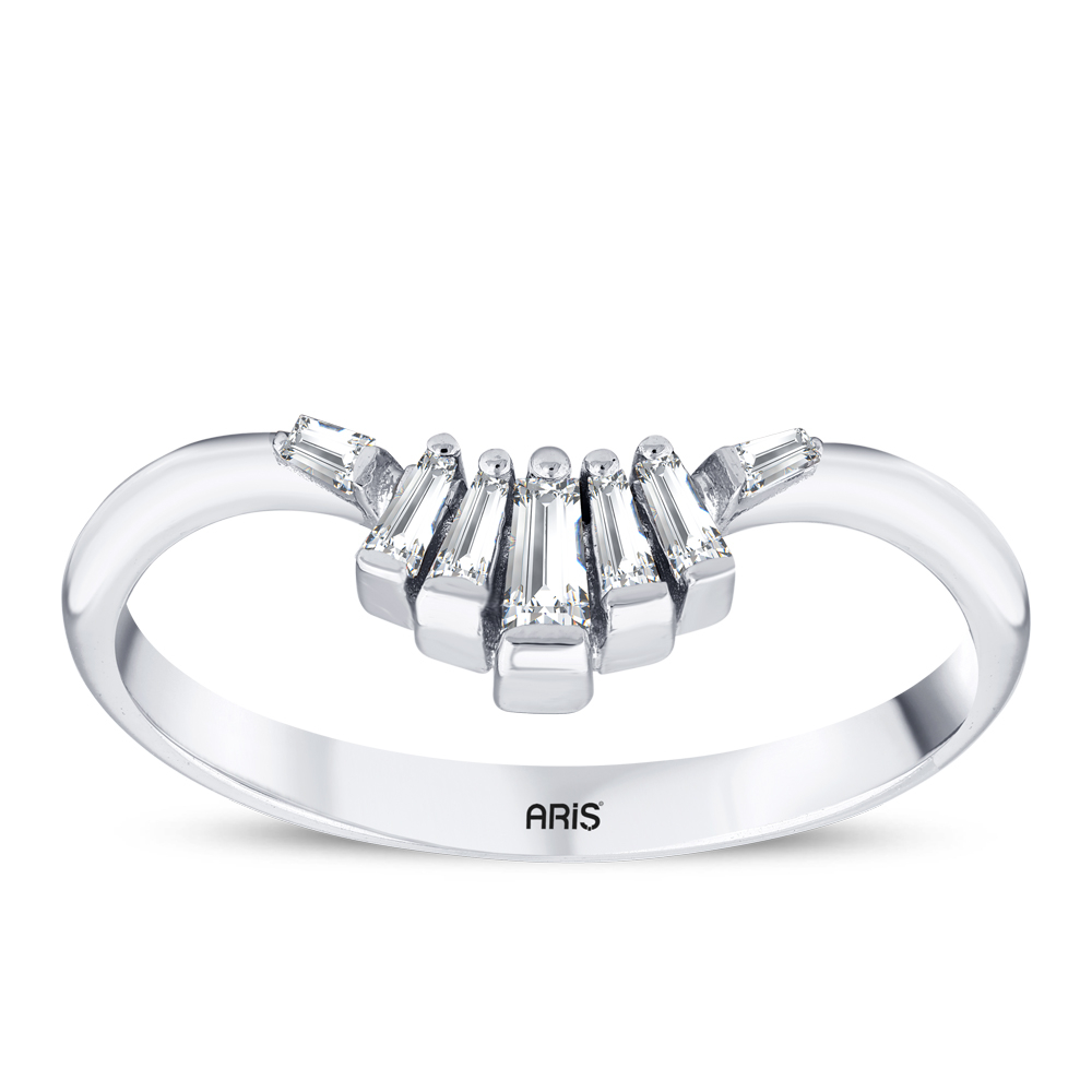 0.14 Karat Baget Pırlanta Yüzük