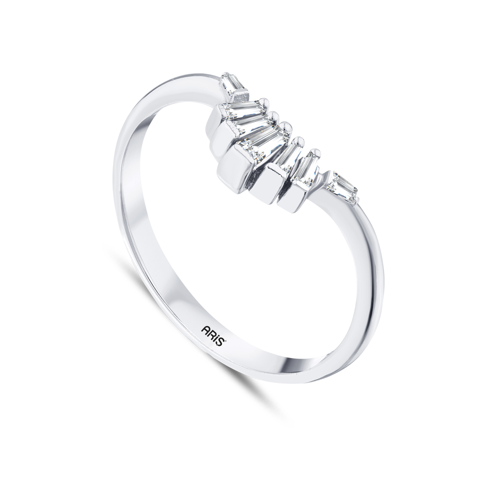 0.14 Karat Baget Pırlanta Yüzük