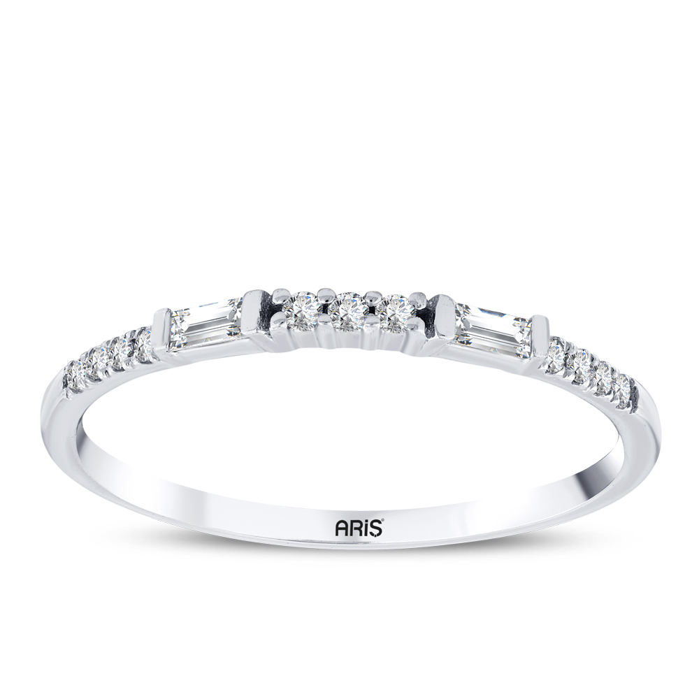 0.11 Karat Pırlanta Yarımtur Yüzük