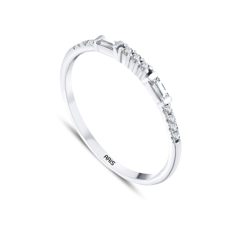 0.11 Karat Pırlanta Yarımtur Yüzük