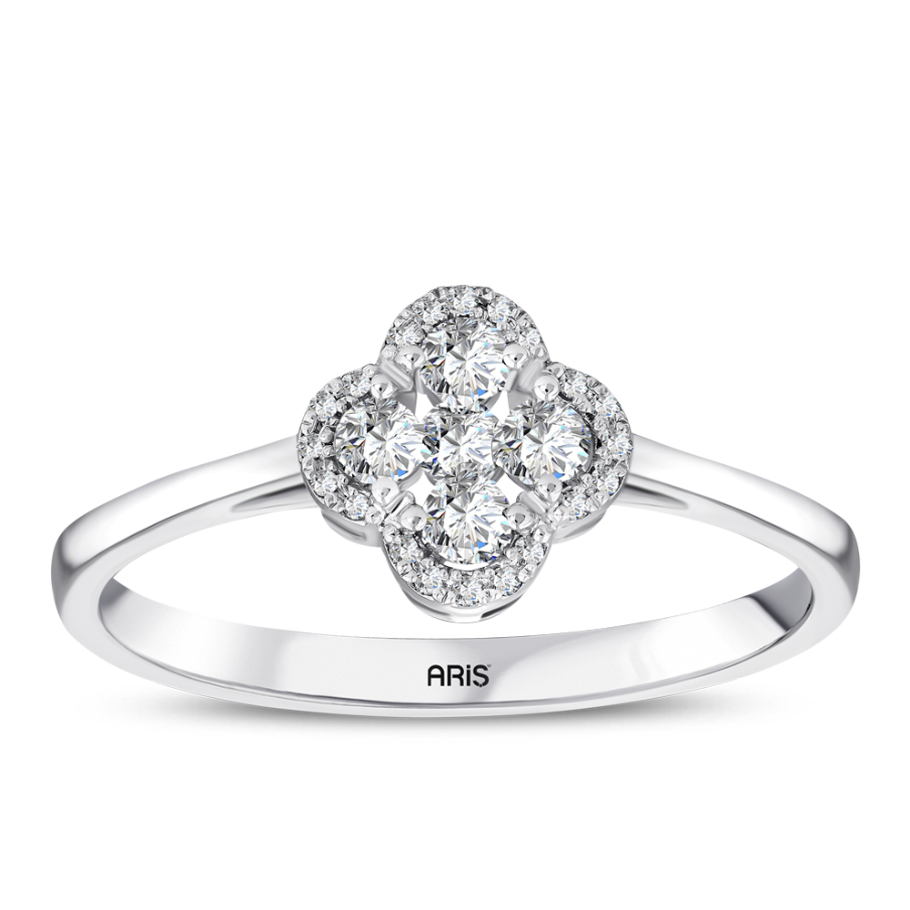 Pırlanta Yonca Yüzük