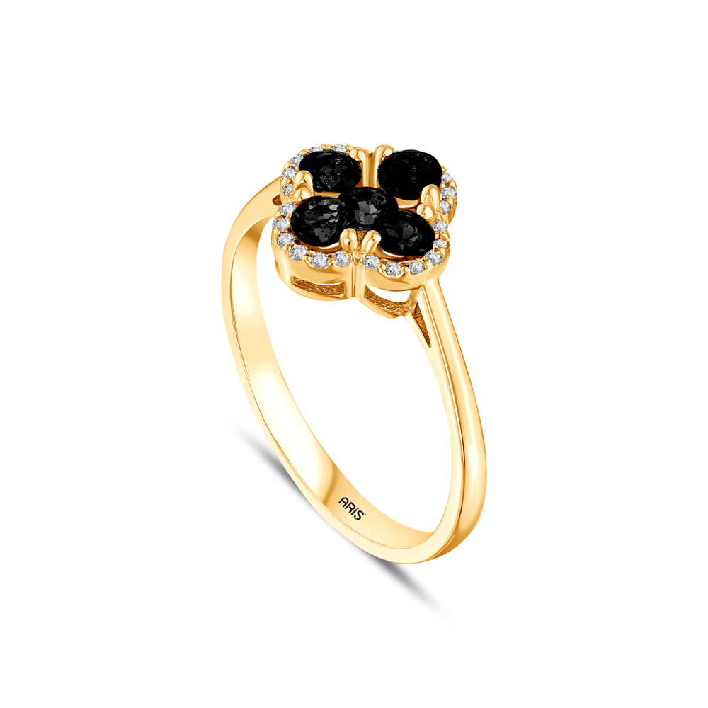 0.64 Karat Siyah Pırlanta Yüzük