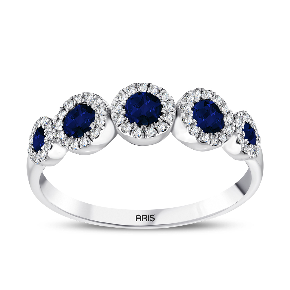 0.67 Karat Safir Pırlanta Yüzük
