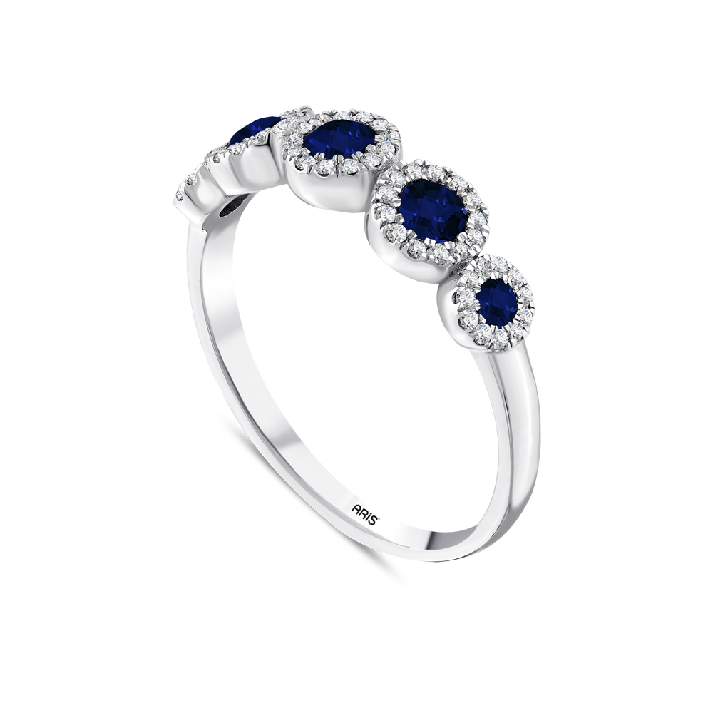 0.67 Karat Safir Pırlanta Yüzük