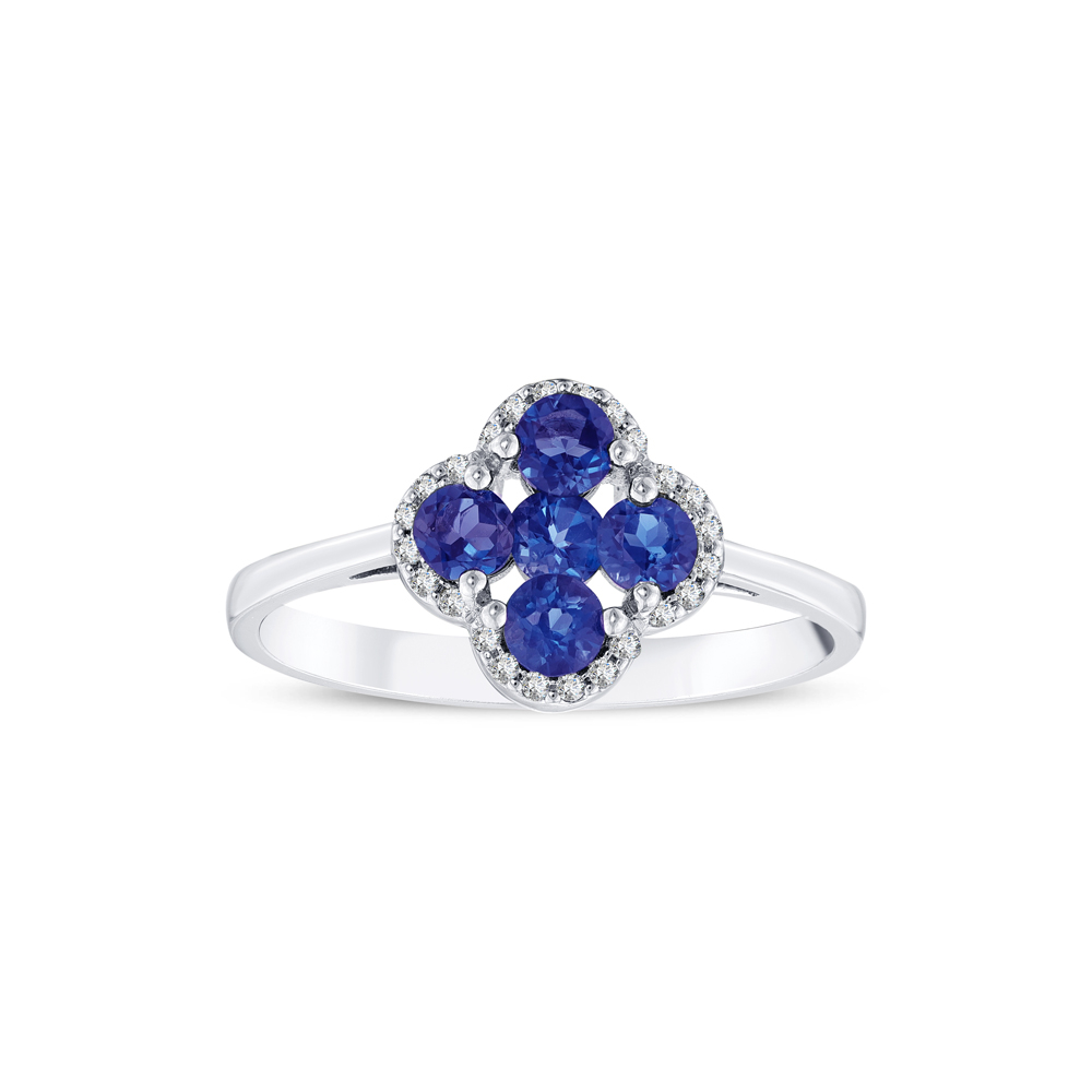 0.24 Karat Safir Pırlanta Yüzük