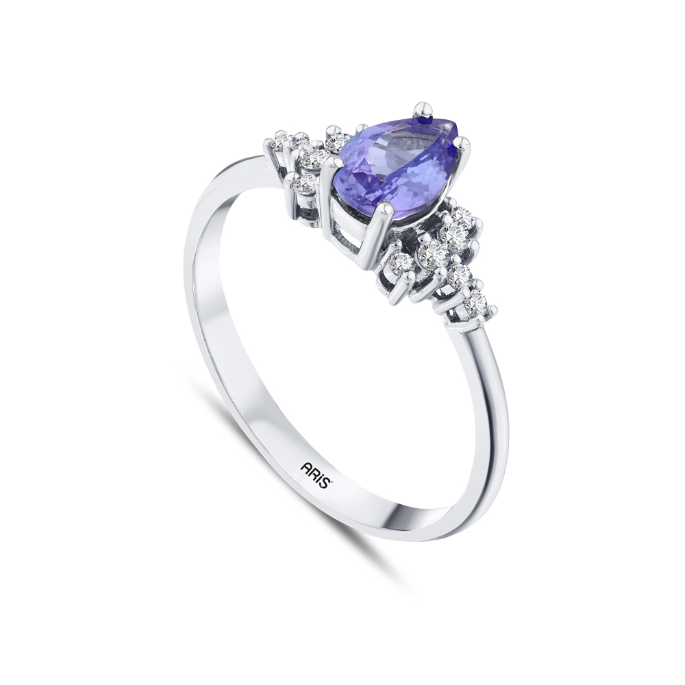 Damla Kesim Tanzanit Pırlanta Yüzük