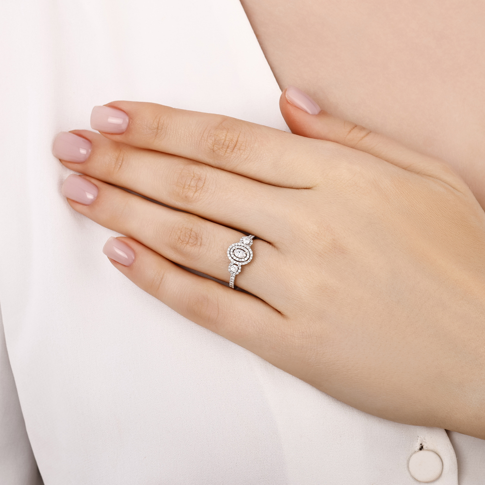 0.53 Karat Pırlanta Fantezi Yüzük