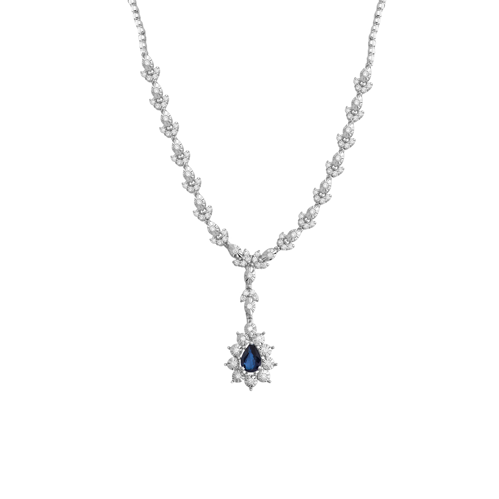 Pırlanta Safir Gerdanlık