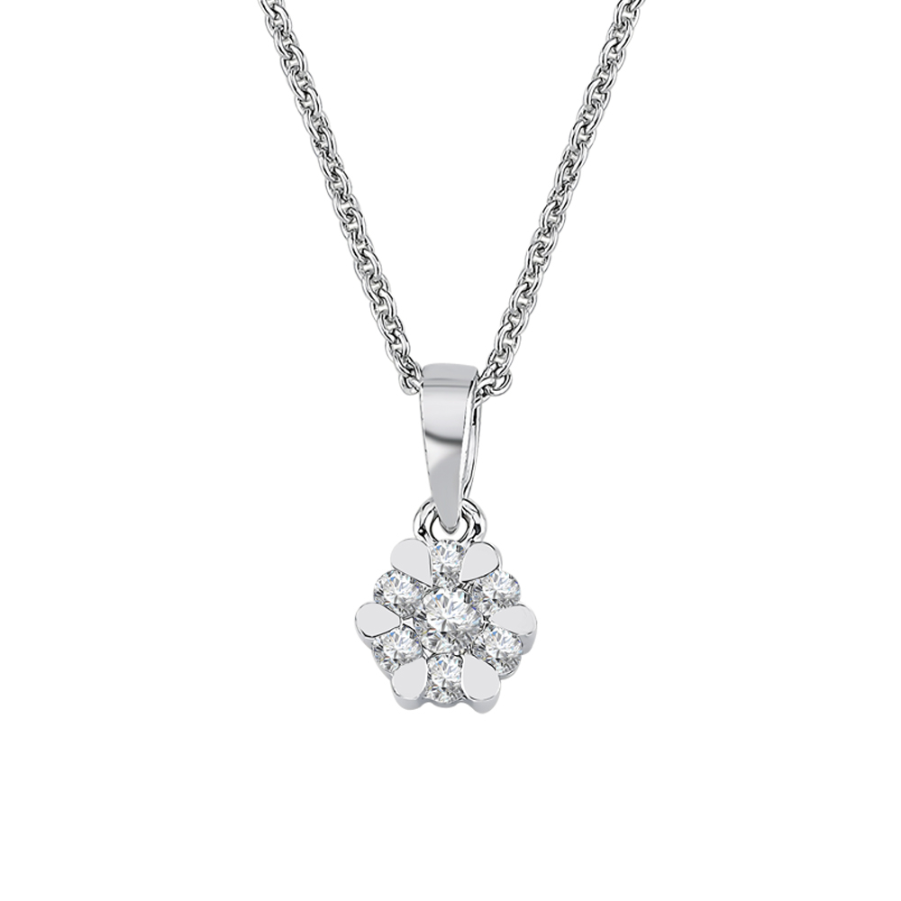 Pırlanta Effect Tektaş Kolye