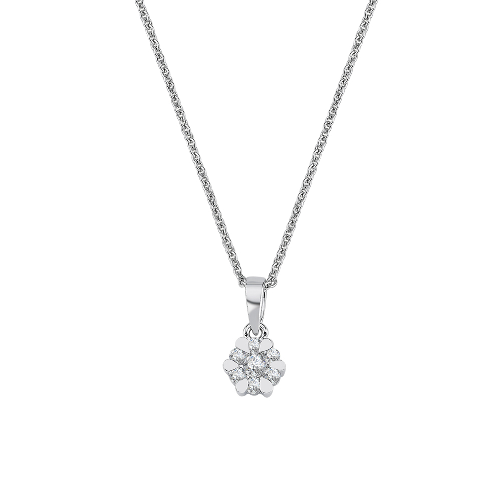 Pırlanta Effect Tektaş Kolye