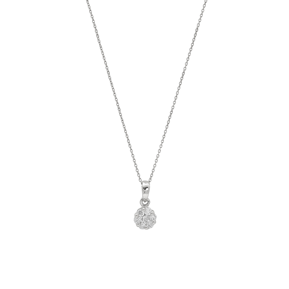 Pırlanta Tektaş Effect Kolye