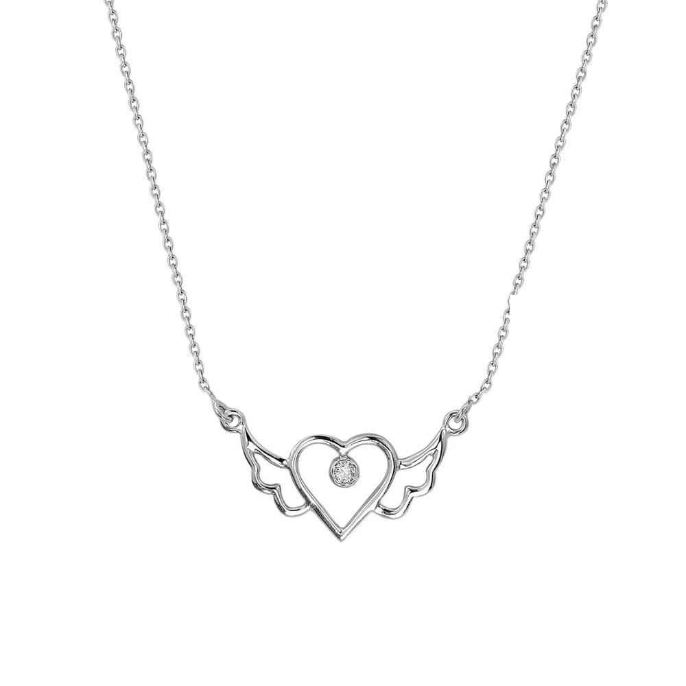 Sevginin Kanatları Pırlanta Kolye