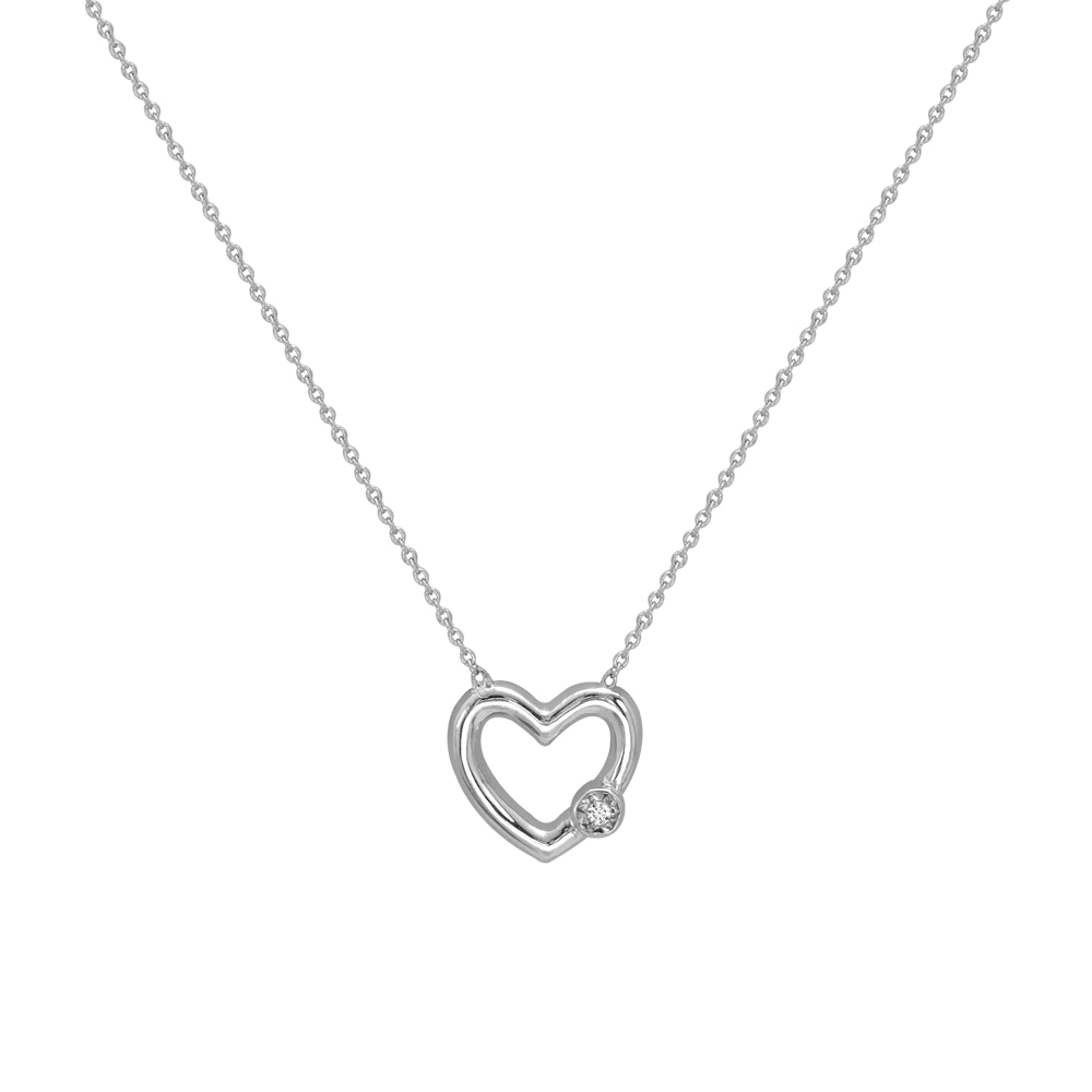 Pırlanta Kalp Miracle Kolye