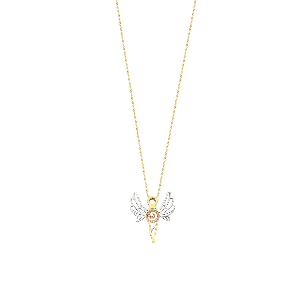 Pırlantalı Huzur Meleği Azrail Kolye