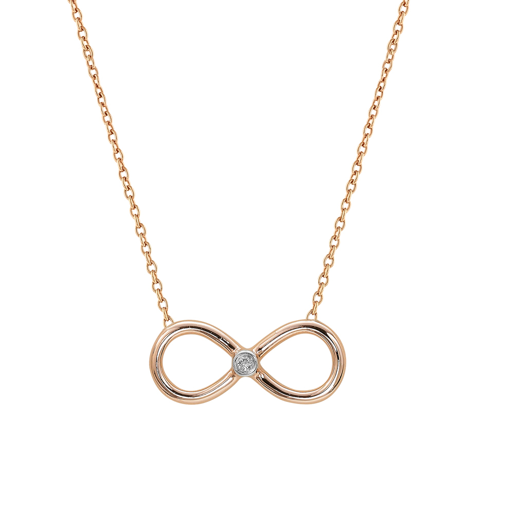 Pırlanta Sonsuzluk Kolye