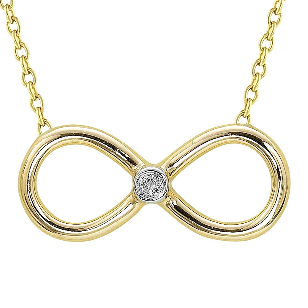 Pırlanta Sonsuzluk Kolye