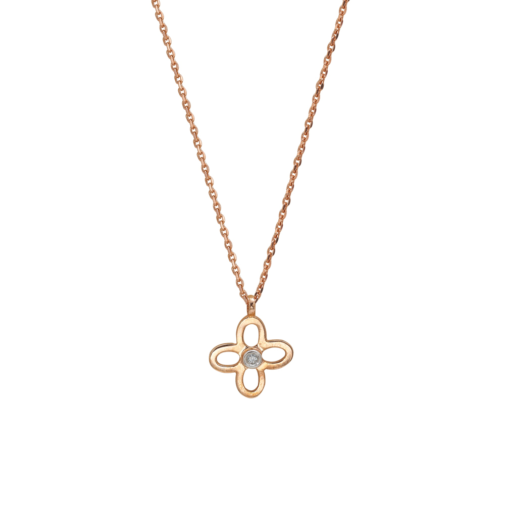 Pırlanta Varlık Sembolü Kolye