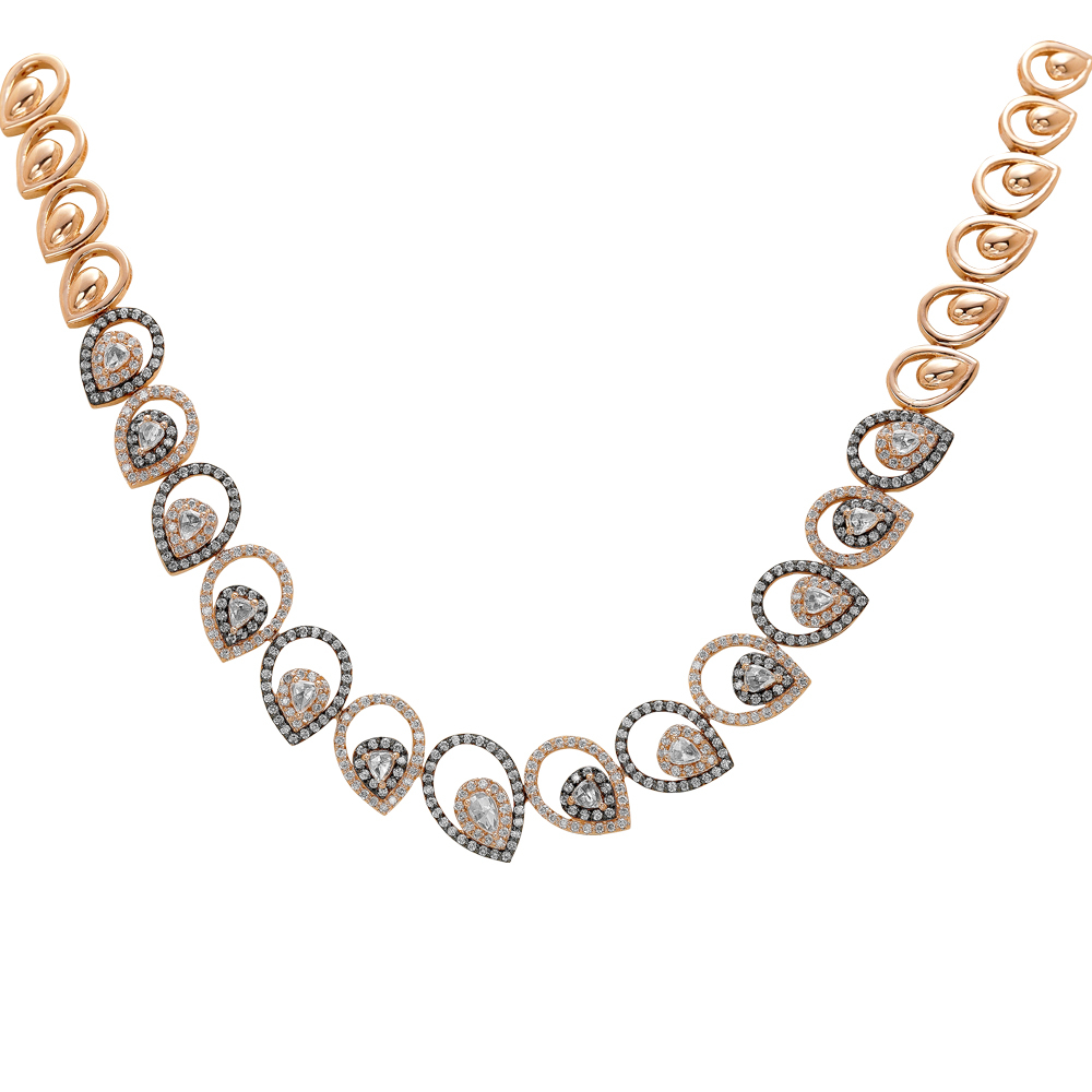 4.41 Karat Pırlanta Damla Gerdanlık