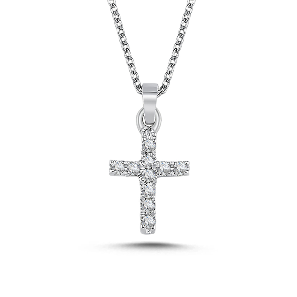 Pırlanta Haç Kolye