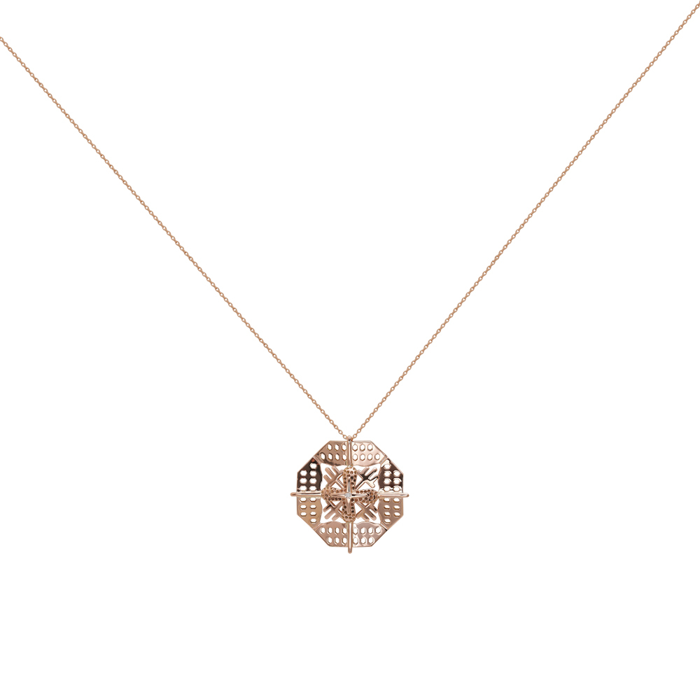 Pırlanta Yaşam (Diatom) Sembol Kolye