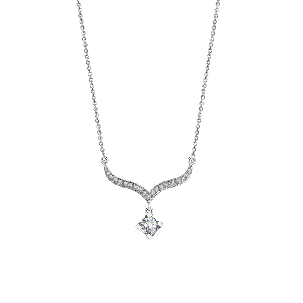 Pırlanta Fantezi Tektaş Miracle Kolye