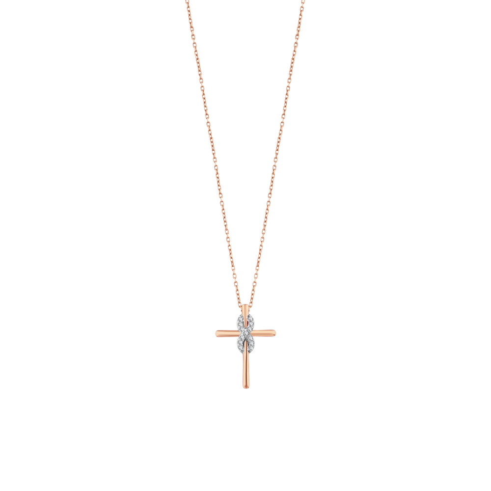 Pırlanta Haç Kolye