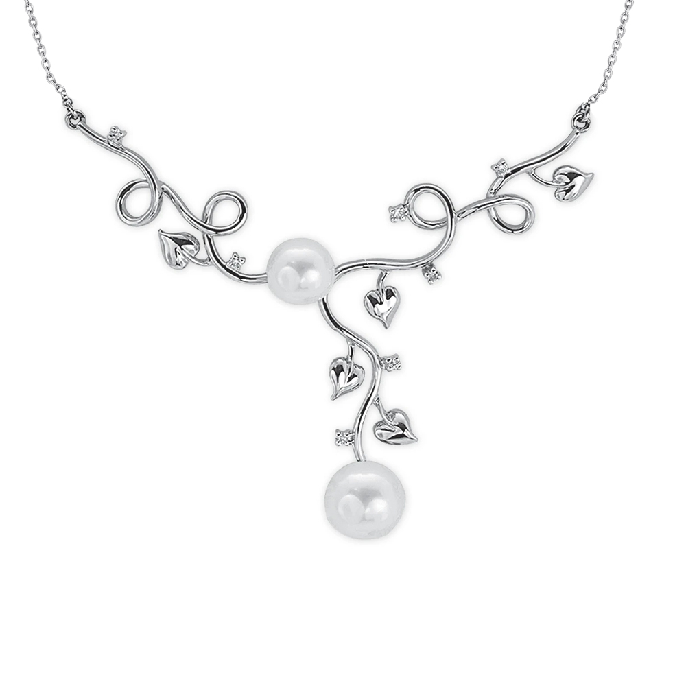 Pırlanta İnci Şebboy Kolye